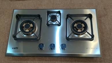Vatti 3-Burner Stainless Steel Gas Hob Demo c720s