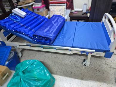 Katil Hospital Manual Medical Bed Ripple Mattress
