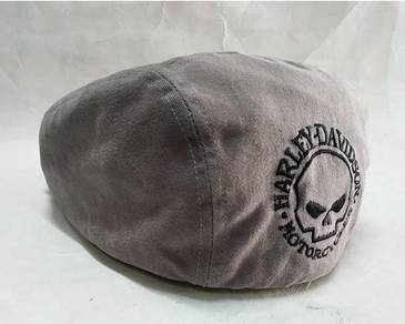 Harley-Davidson® Men's Cotton Skull Ivy Flat Cap