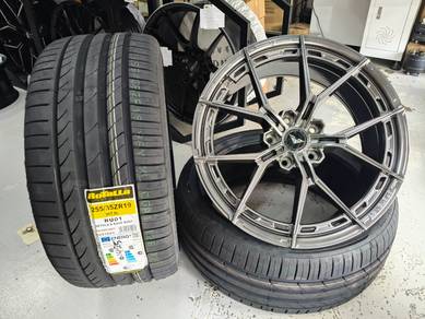 BMW E90 F30 F32 X1 E84 19" Rim + Tayar Baru R90