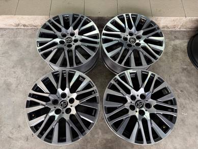 Rim original vellfire alphard 18 inch clear brembo