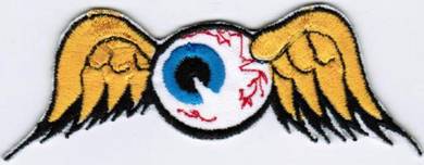 Von Dutch Flying Eyeball Motorcycle Racing Patch