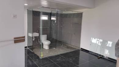 KACA SKRIN MANDIAN KERING l shower glass install