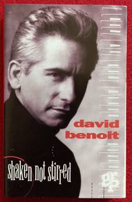 David Benoit SHAKEN NOT STIRRED Cassette Tape