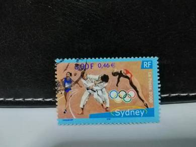 2000 France Stamp Olympic Games Sports