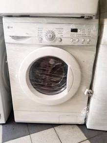 Machine Front Load Mesin Basuh Recond Automatic LG