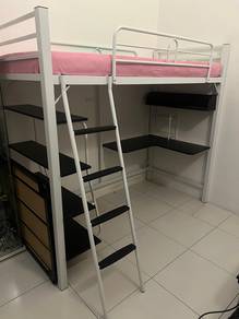 Bedframe 2Tier With Desk