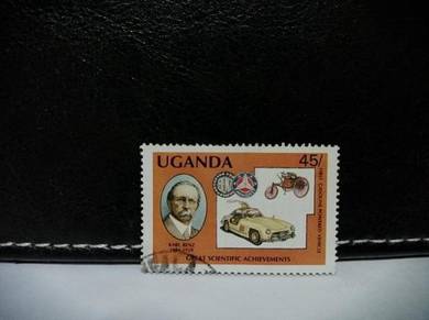 1987 Uganda Stamp Benz Founder Mercedes Cars