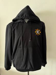 Black warm hoodie Unisex size (New)