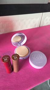 Lipstick & bedak compact
