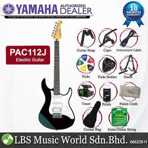 Yamaha PAC112J Alder SSH 6 String Solidbody BK