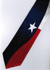 State of Texas USA United States Cartoon Neck Tie