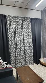 Black curtain 90% blackout 
