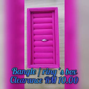 Pink Bangle Box Display ( New )