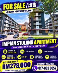 Flat For Sale in Pangsapuri Impian Stulang