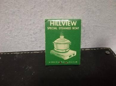 Vintage Match box Hillview Hotel, unused. Very nic