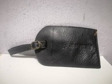 Vintage Satchi Leather Name Tag Holder MAS