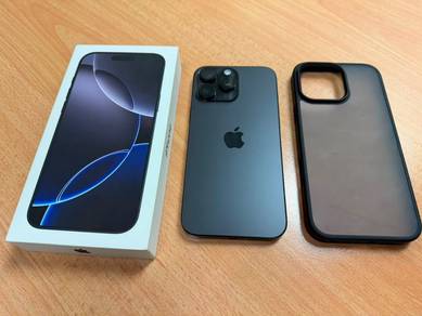 Iphone 16 Pro Max 256gb Black Titanium