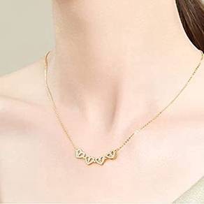 2 in 1 Heart Necklace