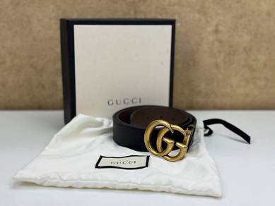 Gucci 214351 GG Marmont Reversible Belt
