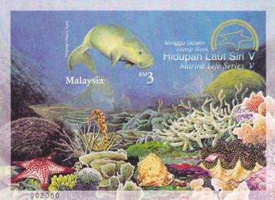 Miniature Sheet Impef Marine Life Malaysia 2001