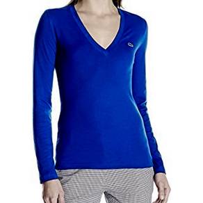 Lacoste Women's Long Sleeve Cotton Jersey Tee