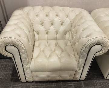 Classic leather armchair