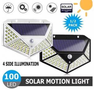 Lampu Solar 100 LED Motion Sensor Light Murah Lamp