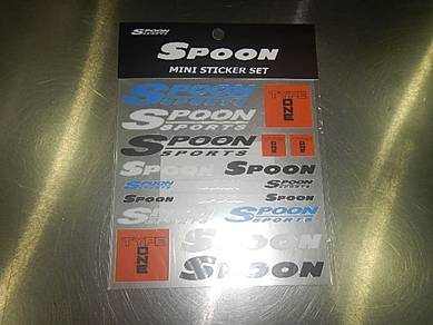 Spoon Mini Sticker Set Fk8 Fd2 FL5 Dc2 Ek9 GK5 Dc2