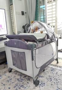 Baby Cot Playpen 2 level Mamakiddies 
