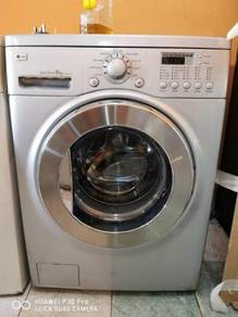 8kg LG Front Load Mesin Recond Basuh Automatic