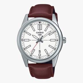 Watch - Casio Men Leather MTPVD02L - ORIGINAL