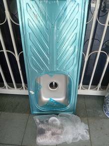 Stainless Steel Kitchen Sink Single Bowl with Drai