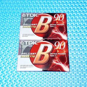 TDK B90 Type-I Blank Audio Cassette Tapes Lot of 2