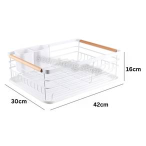Single Layer Dish Rack / Rak Pinggan Satu Tingkat