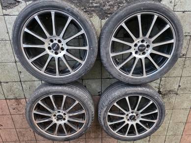 Monza sport rim 18 pcd100 5h wish caldina celica