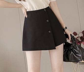 Black pant skirt