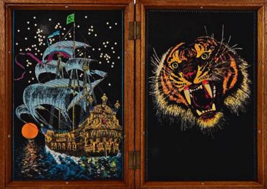 Roar & Voyage: Dual Velvet Artwork