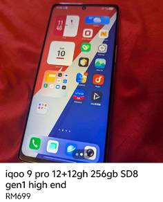 iqoo 9 pro, 12/256