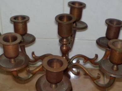 3501 antique copper candle holder tembaga 2