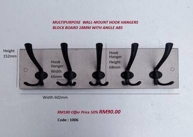 N2U 1006 - Multipurpose Wall-Mount Hook Hanger