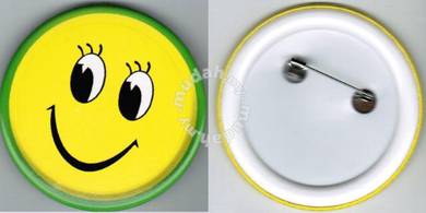 Smiley Happy face 35 Cartoon Button Badge 58mm