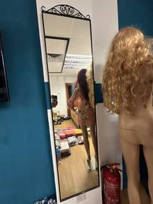 Ikea Full length wall mirror with decorative metal