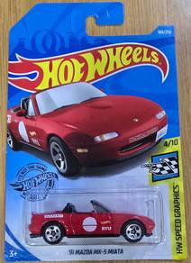 Hotwheels '91 Mazda MX-5 Miata HW Speed Graphics