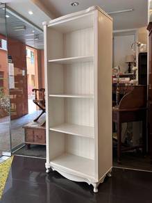 White Wooden FRENCH/Queen Anne style TALL OPEN she