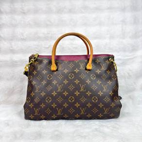 LV Brown Monogram Canvas Pallas MM in AurorePurple