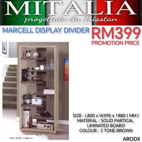 Kabinet Display Divider Modern Design Berkualiti