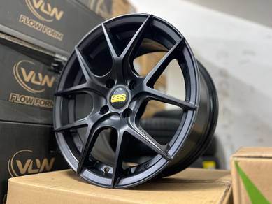 Sport Rim 15 Baru BBS CIR Matt Black Siap Trade IN