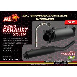 RED LEO RACING EXHAUST  CUTTING STANDARD ( EXZOs)