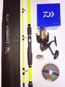 Daiwa strike force 4000 reel combo lemoren rod